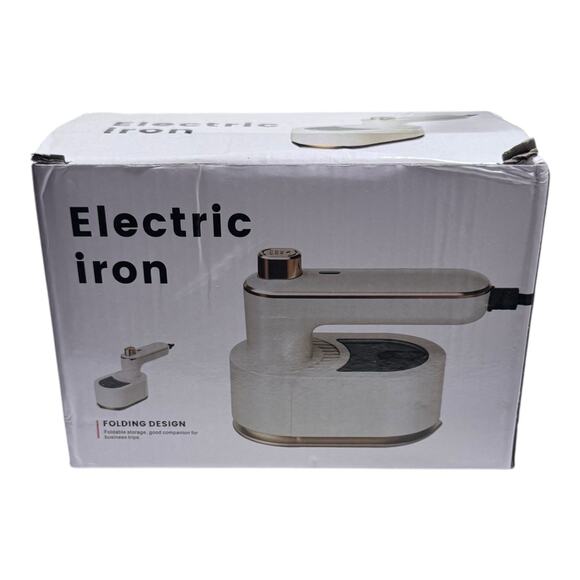 Portable Electric Steam Iron 2-in-1 Travel Clothes Steamer & Press Compact New - Picture 8 of 9